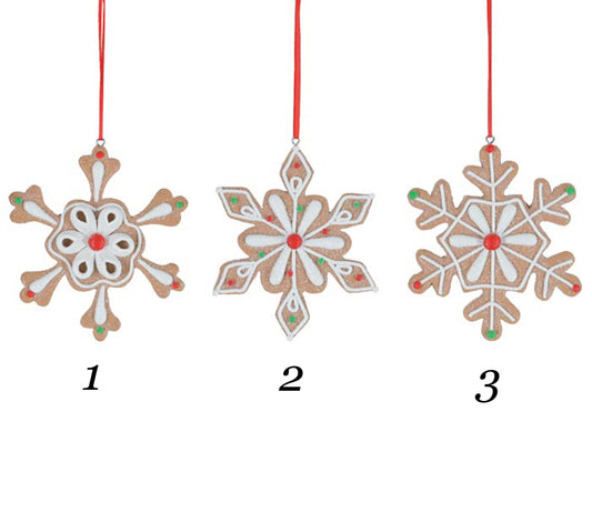 Glitter Snowflake Cookie Ornament