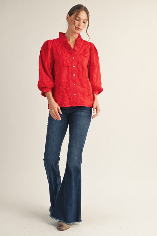 Looking for Answers Top - Red