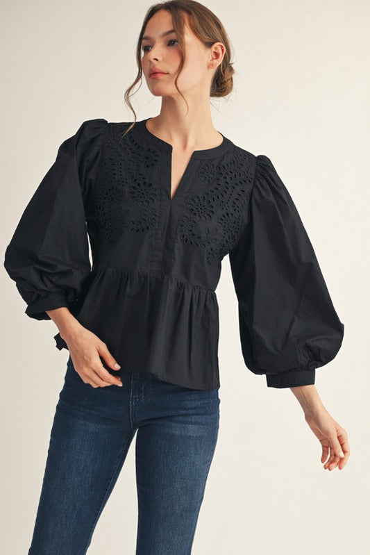 Forgive Me Top - Black