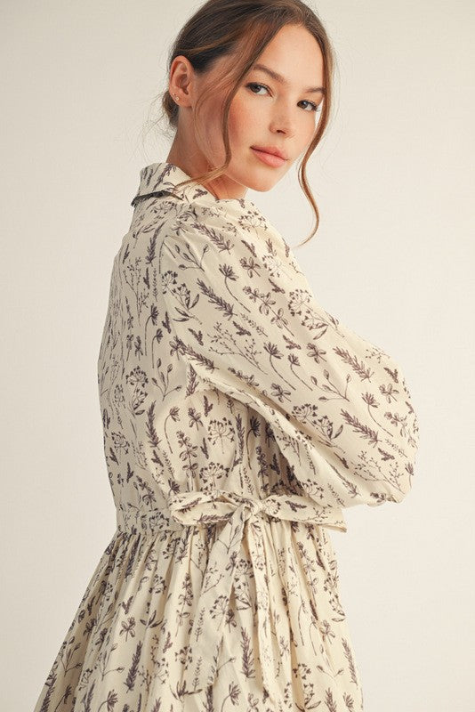 Breathe with Me Dress - Natural