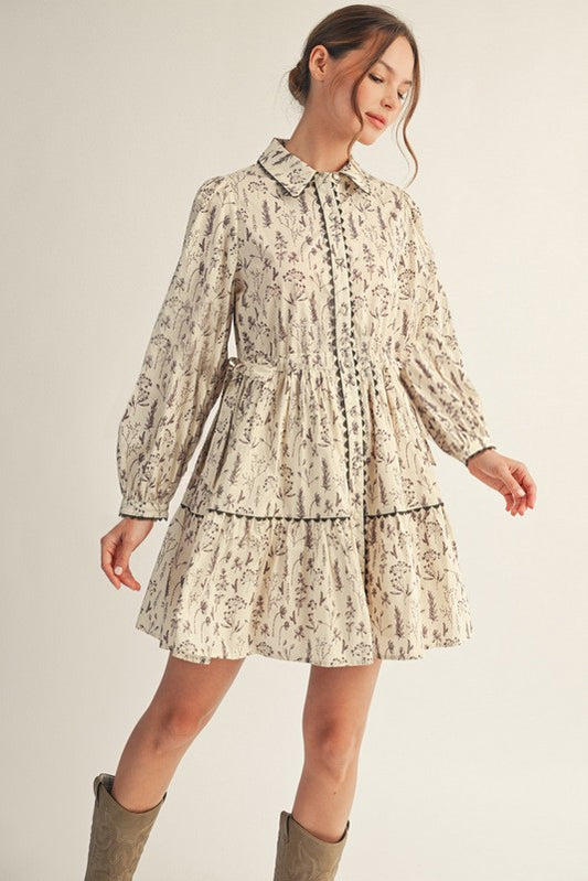 Breathe with Me Dress - Natural