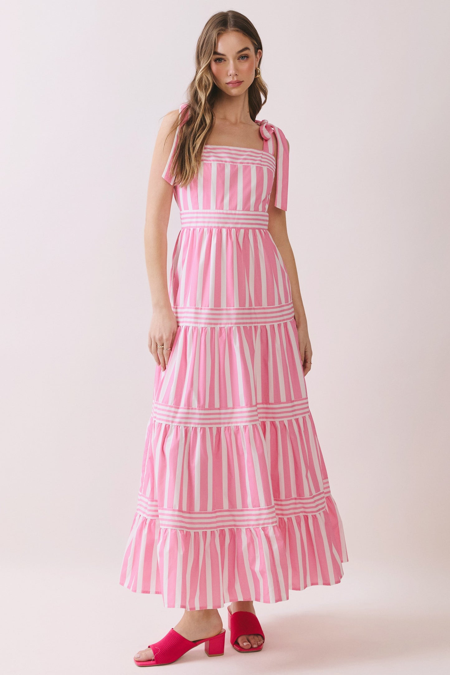The Carson Maxi Dress - Pink