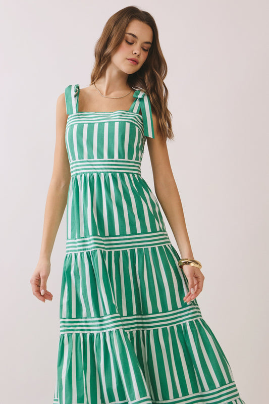 The Carson Maxi Dress - Green