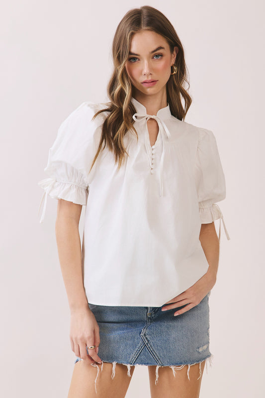 The Caylea Top - White