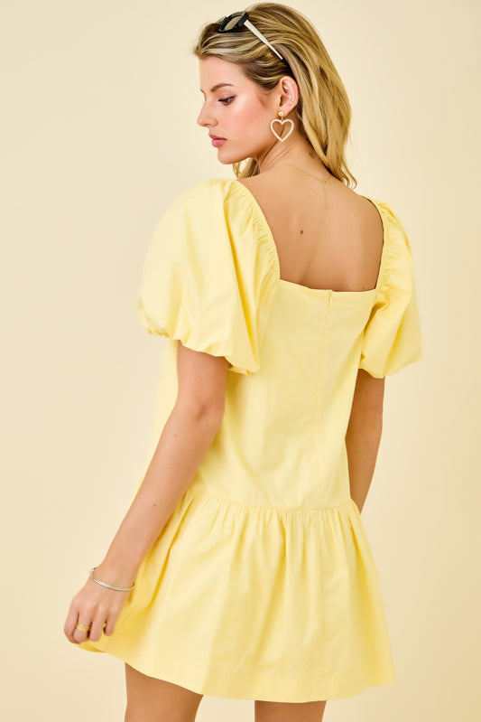 Ray Of Sunshine Dress - Yellow