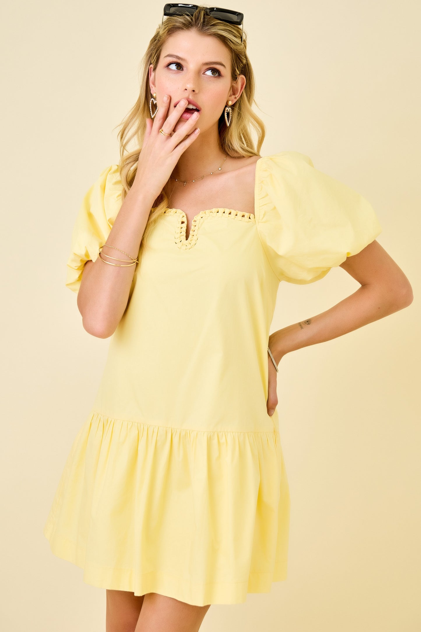 Ray Of Sunshine Dress - Yellow