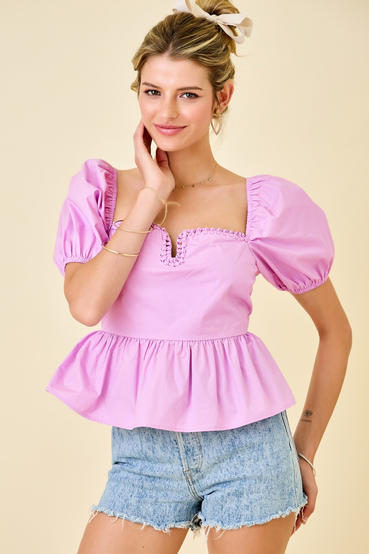 Preppy Basics Top - Lavender