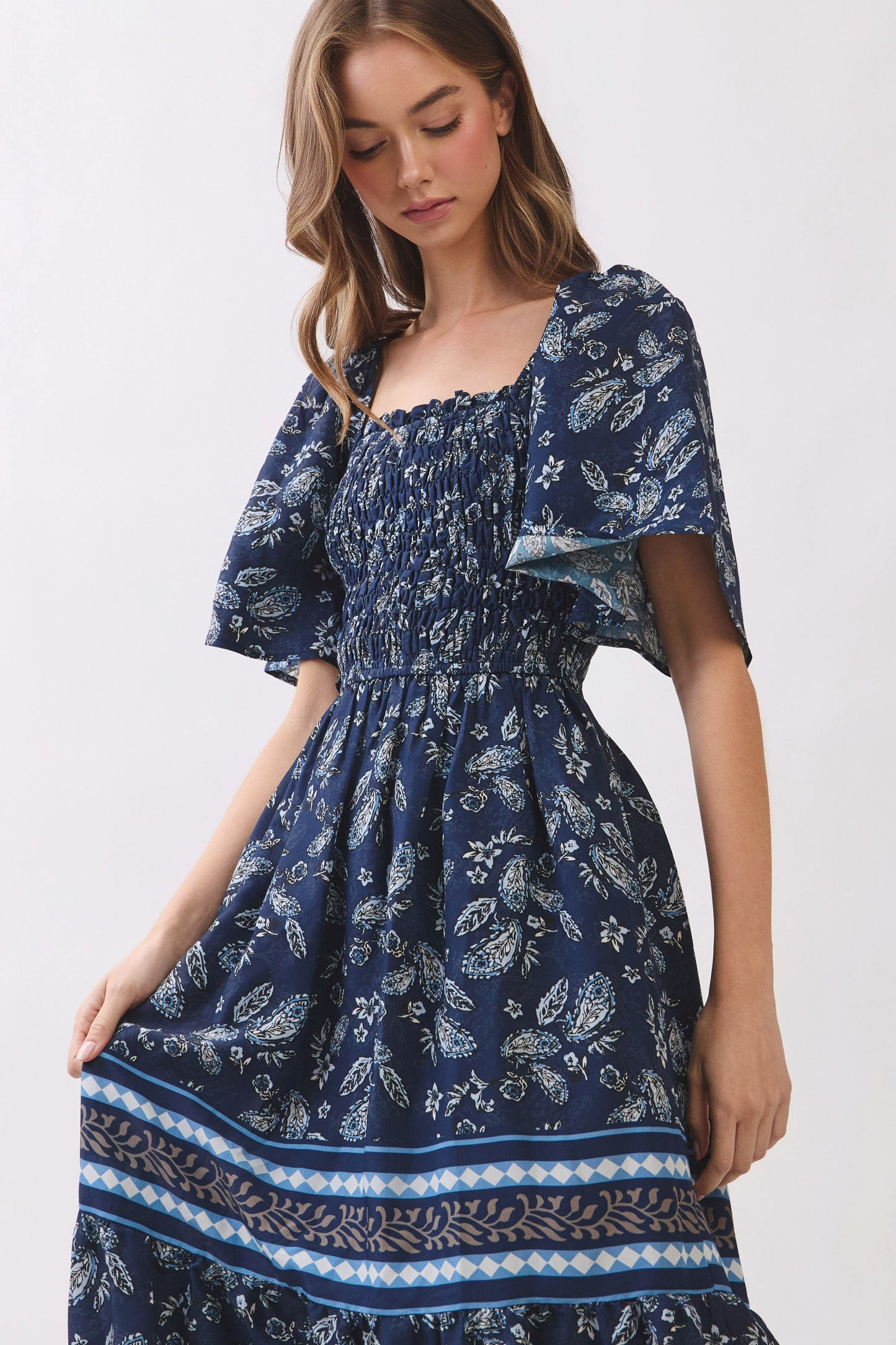 End of Summer Blues Dress