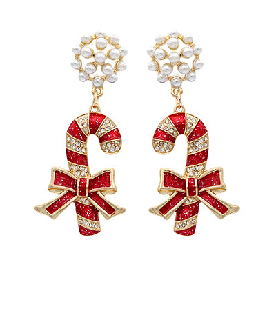 Candy Cane Earrings