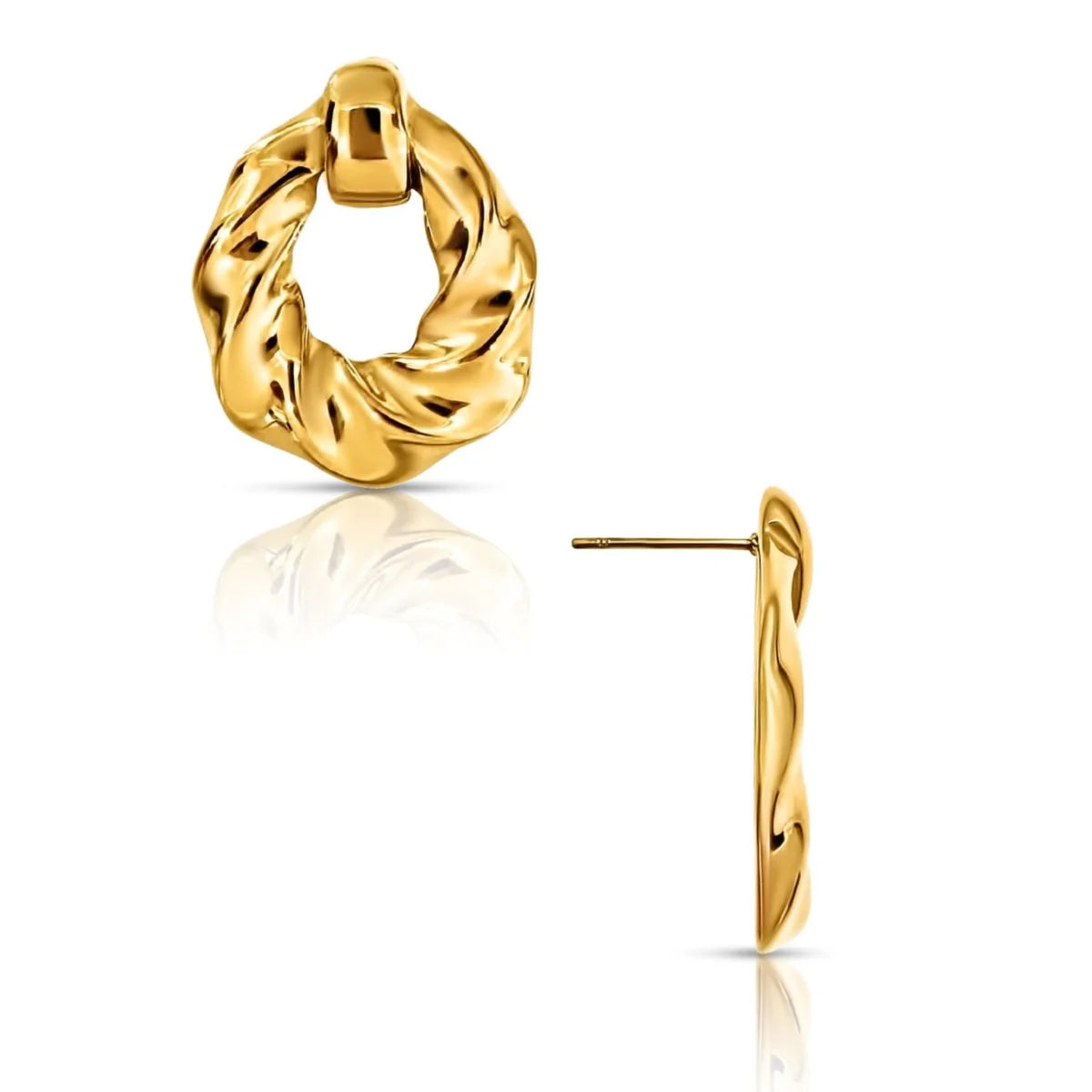 Ellie Vail Colter Twist Knocker Earring