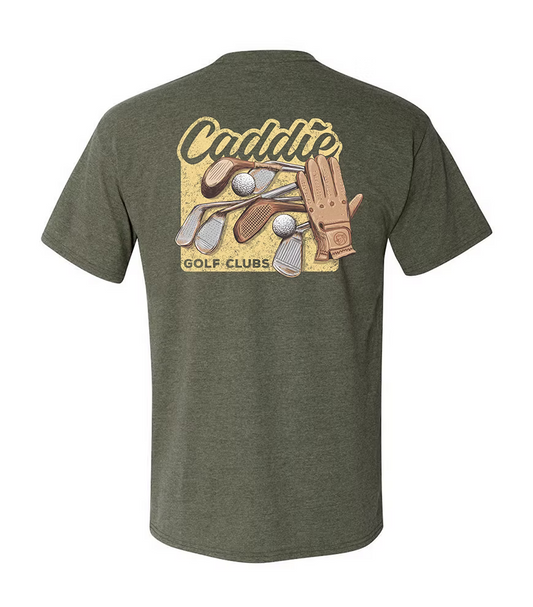 Caddie Vintage Clubs Tee