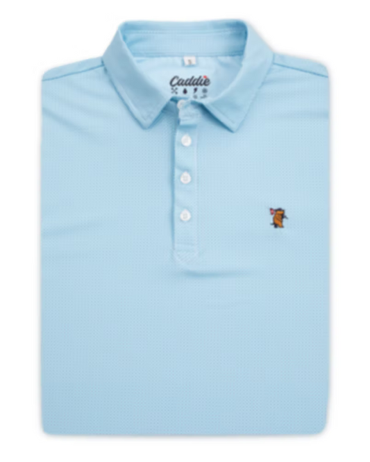 Caddie Hydrangea Polo - Blue