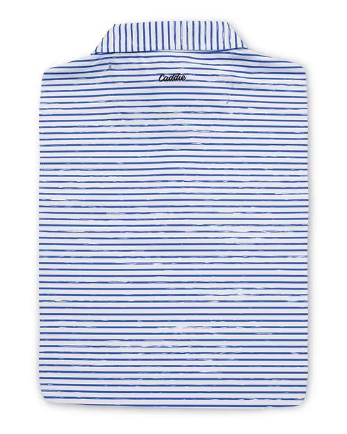 Caddie Flow Polo - Blue/White