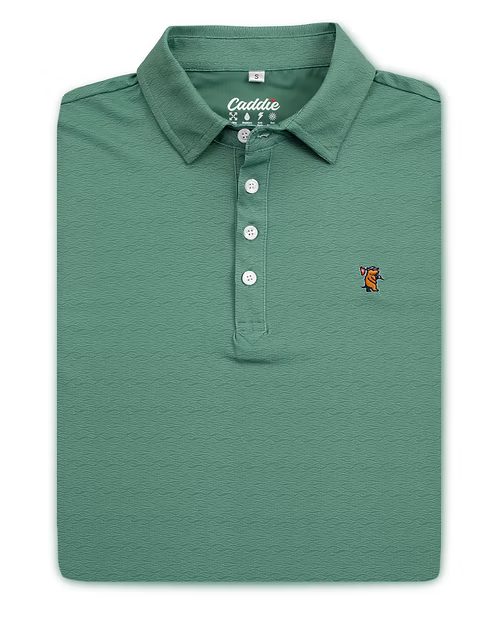 Caddie Wave Polo - Green