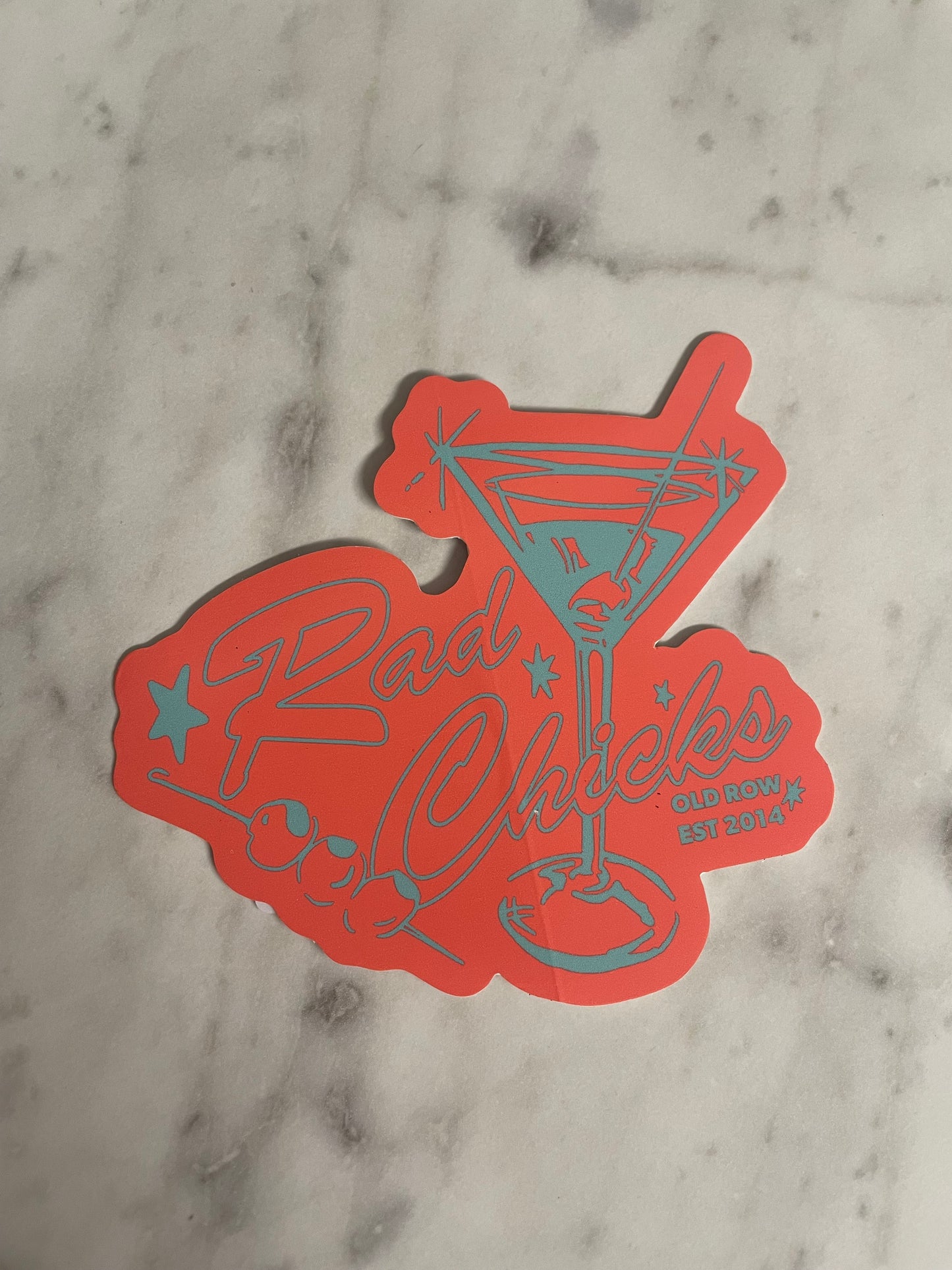 Old Row Rad Chicks Stickers