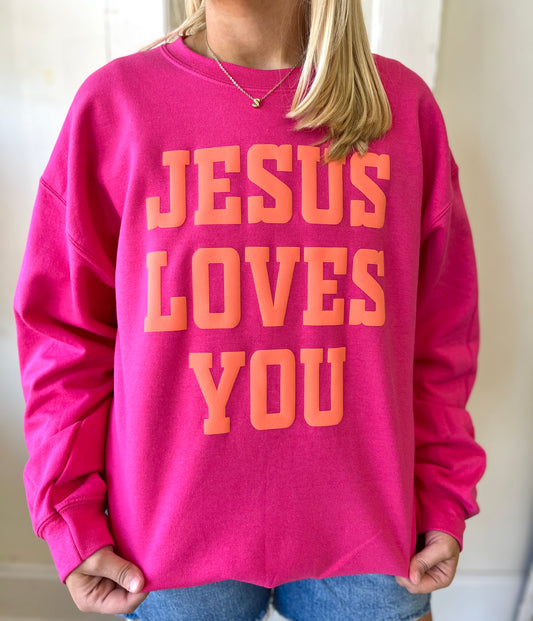 Jesus Loves You Crewneck
