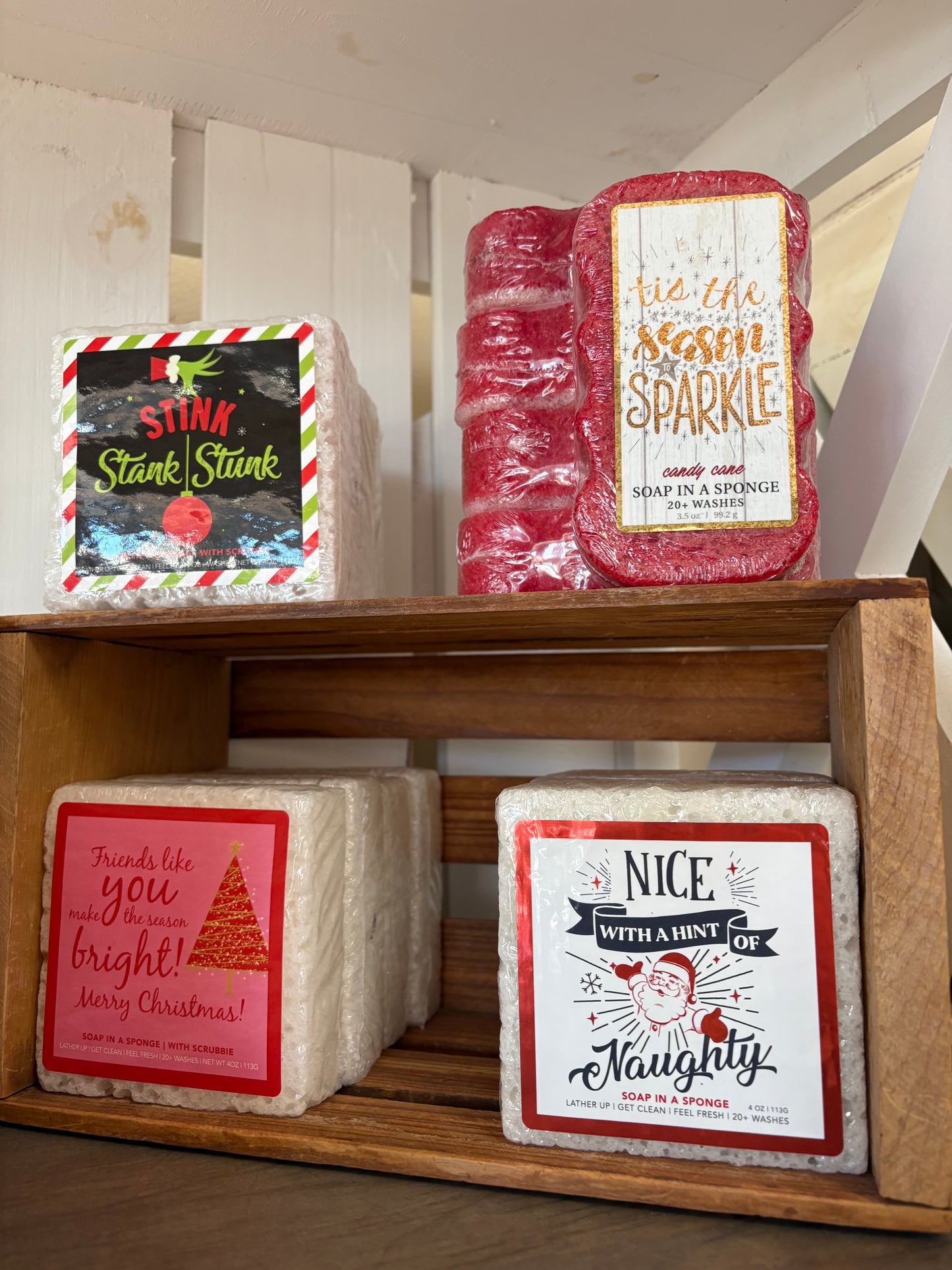 Christmas Caren Soap Sponges