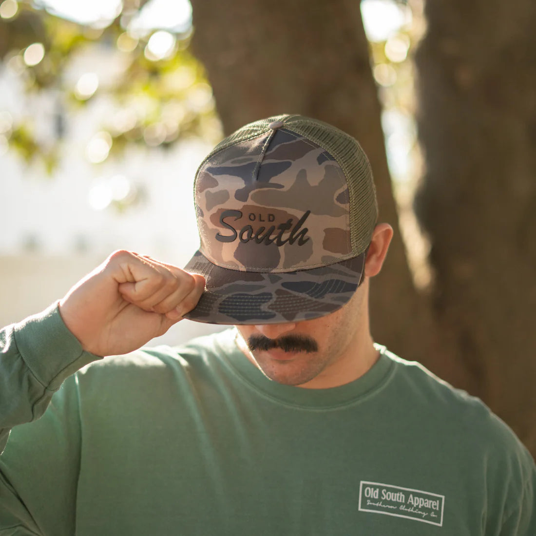 Old South Thicket Camo Trucker Hat