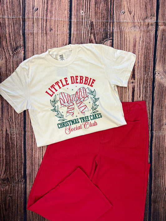 Peyton River Christmas Tee - Little Debbie