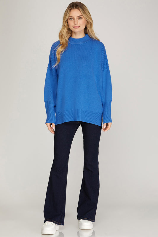 The Gabby Sweater - Blue