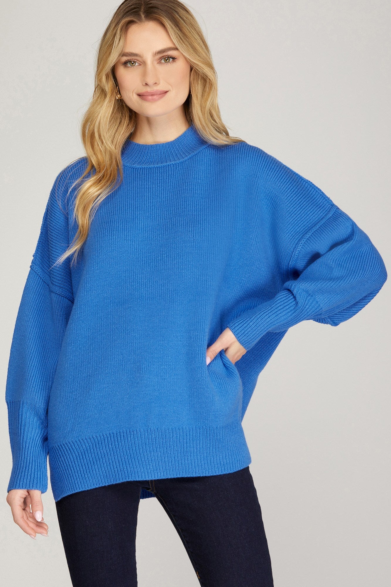 The Gabby Sweater - Blue