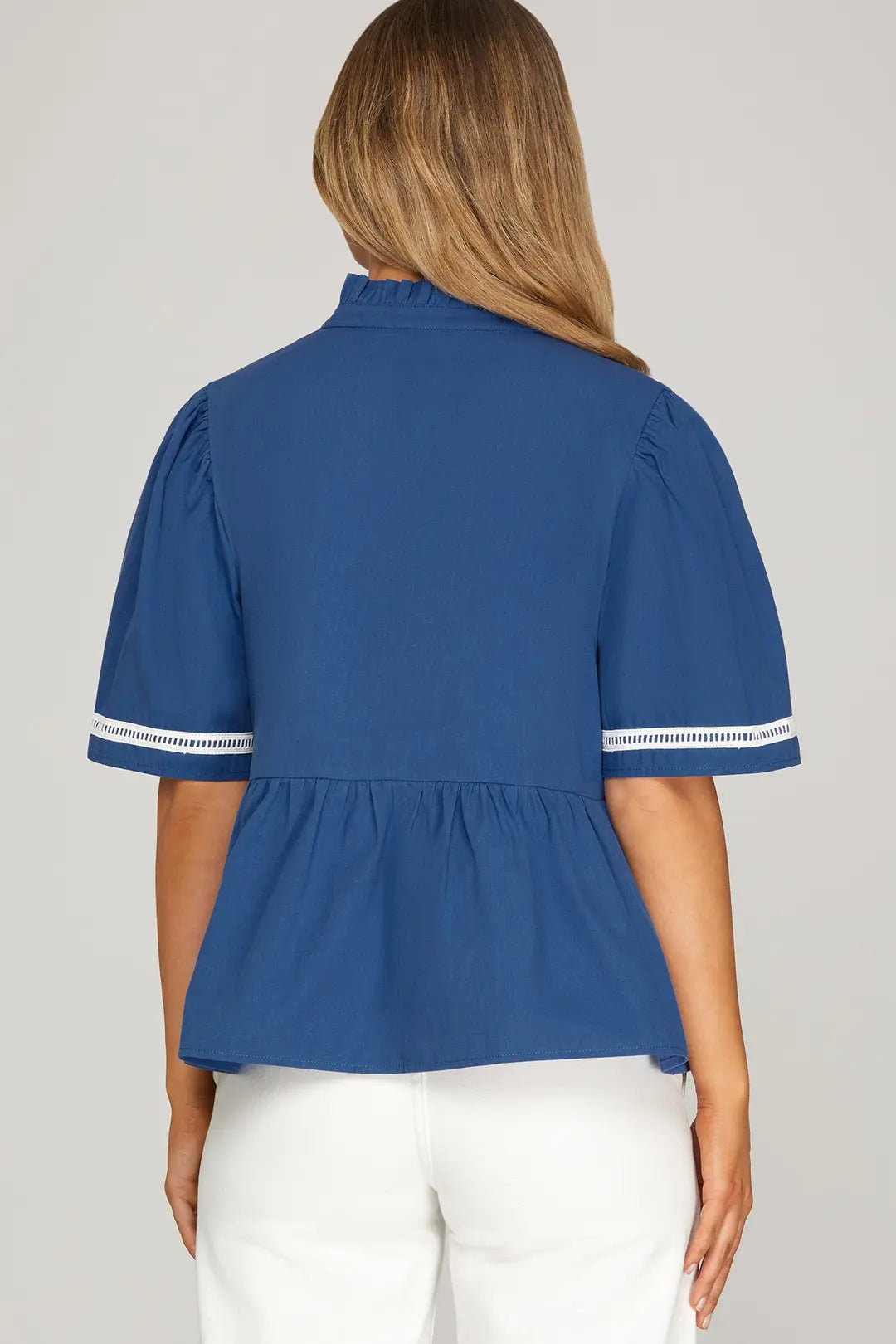 Santorini Stitch Top