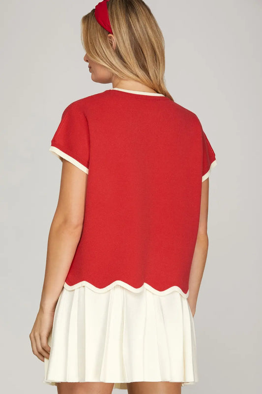 Sweetheart Sweater Top