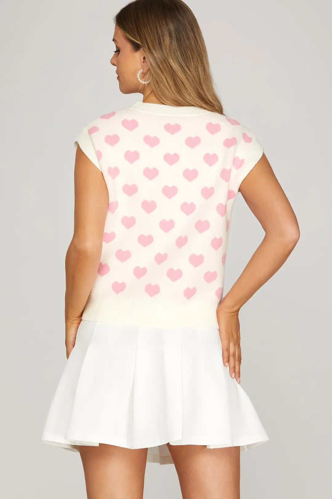 Pretty In Pink Hearts Top