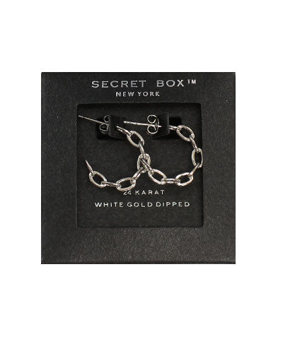 Boxed 15mm Chain Hoops