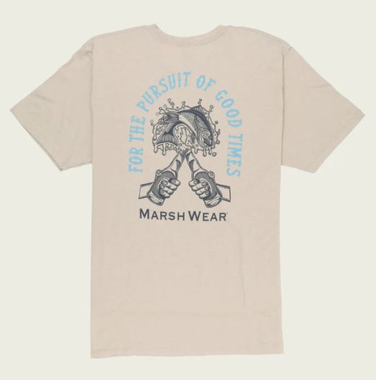 Marsh Wear Cheers Tee - Oatmeal Heather