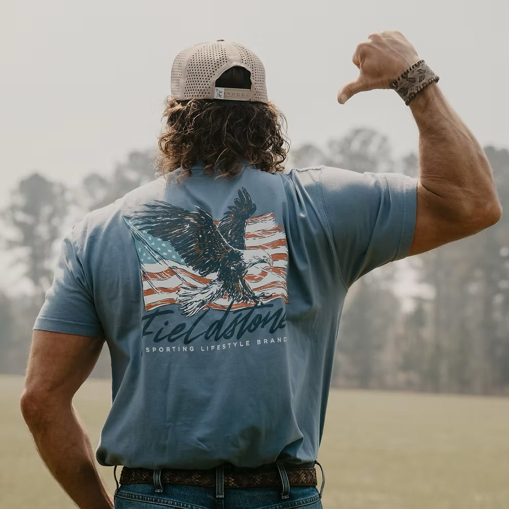 Fieldstone Red, White, and Talons Tee