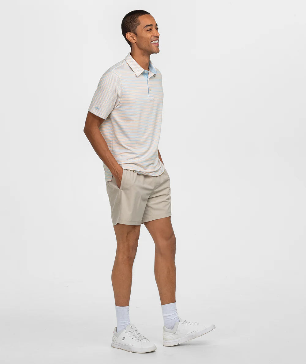 Scoreboard Stripe Polo - Cabana