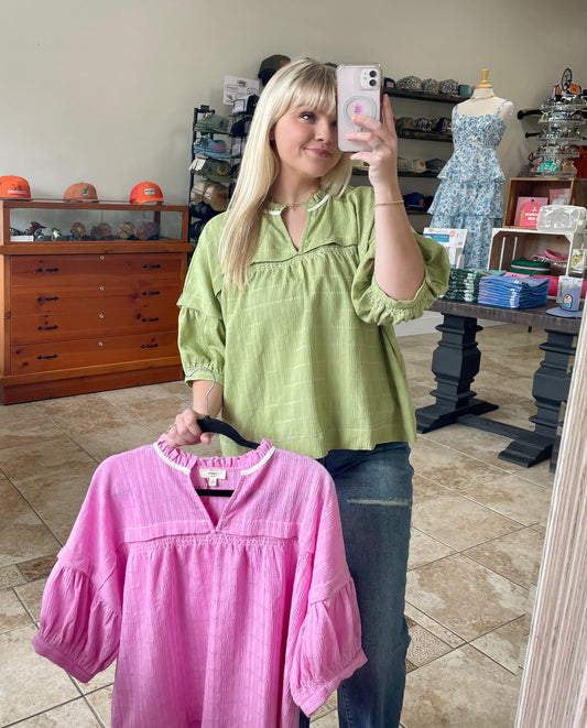 Admire Me Top - Lime