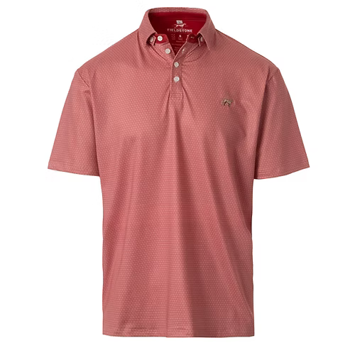 Fieldstone Diamond Polo - Red