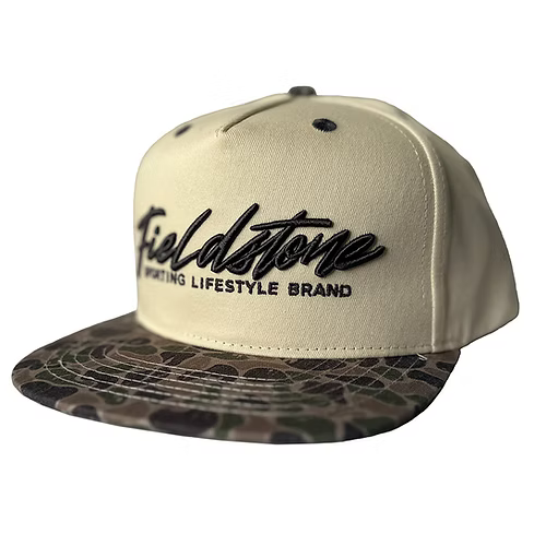 Fieldstone Canvas Backwoods Camo Bill Hat
