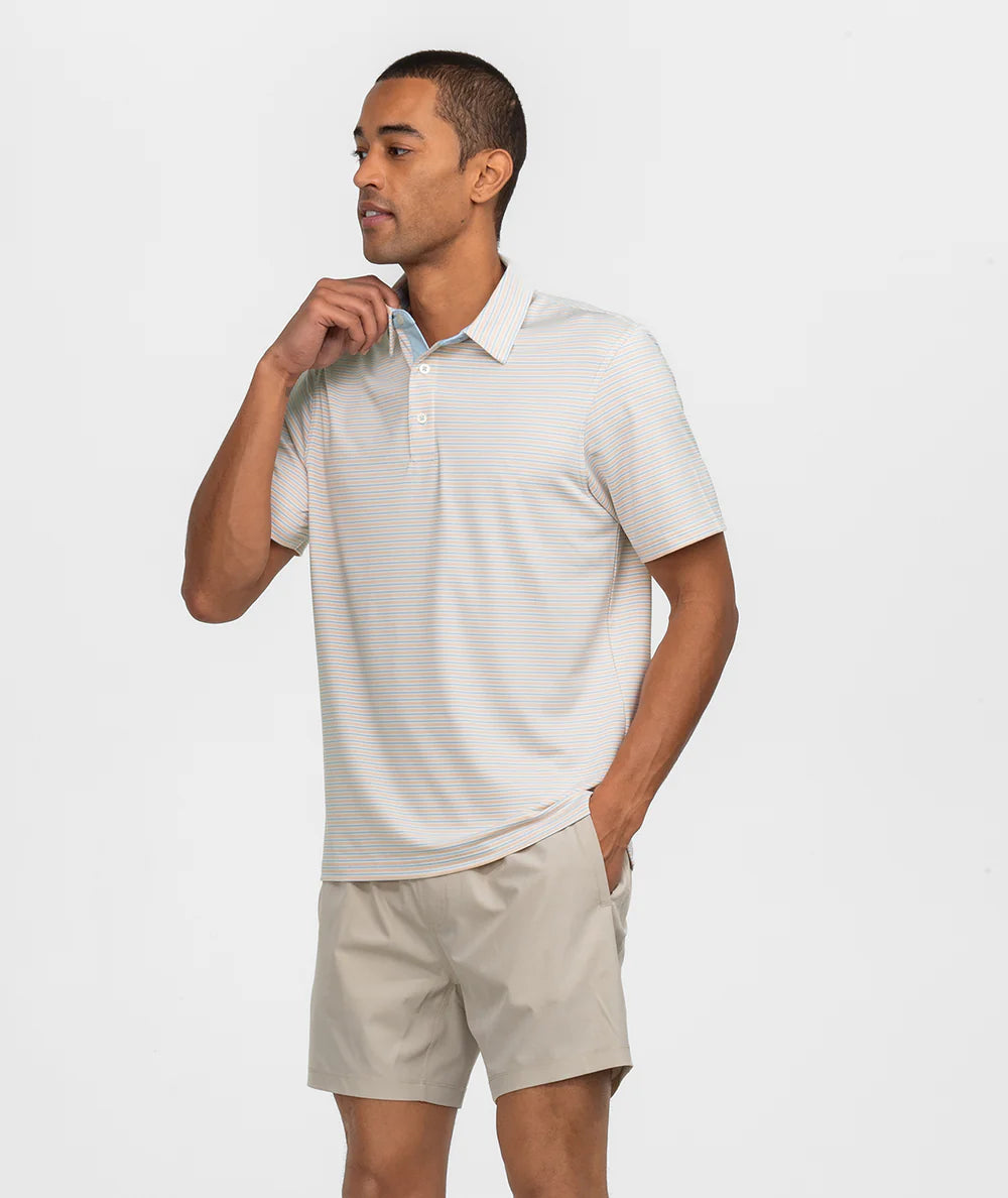 Scoreboard Stripe Polo - Cabana