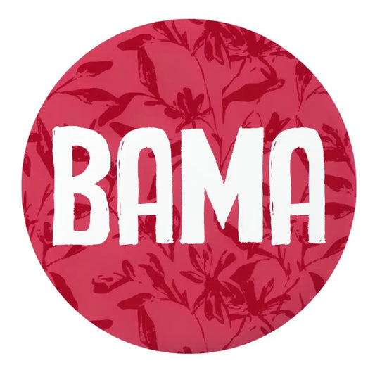 Alabama Gameday Button - BAMA Floral