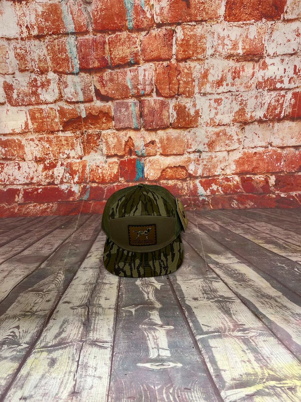 Speckle Bellies Camo Dog Sand Patch Bottomland Hat