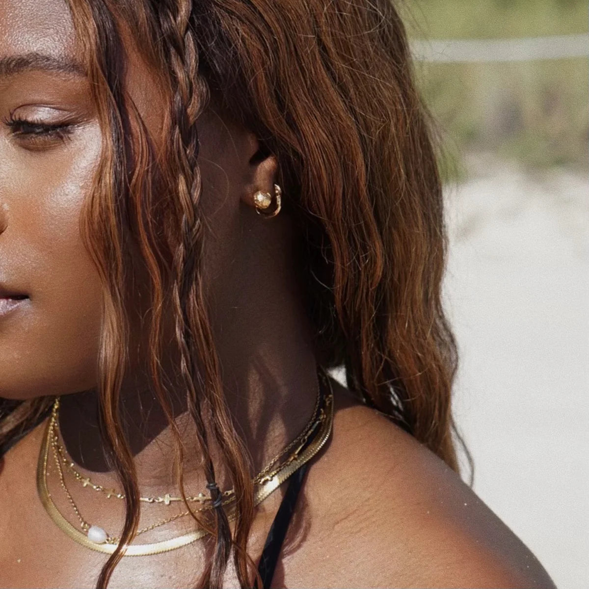 Ellie Vail Kennedy Cross Chain Necklace