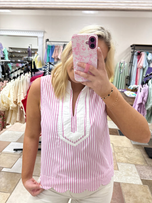 Summer in the Office Top - Pink