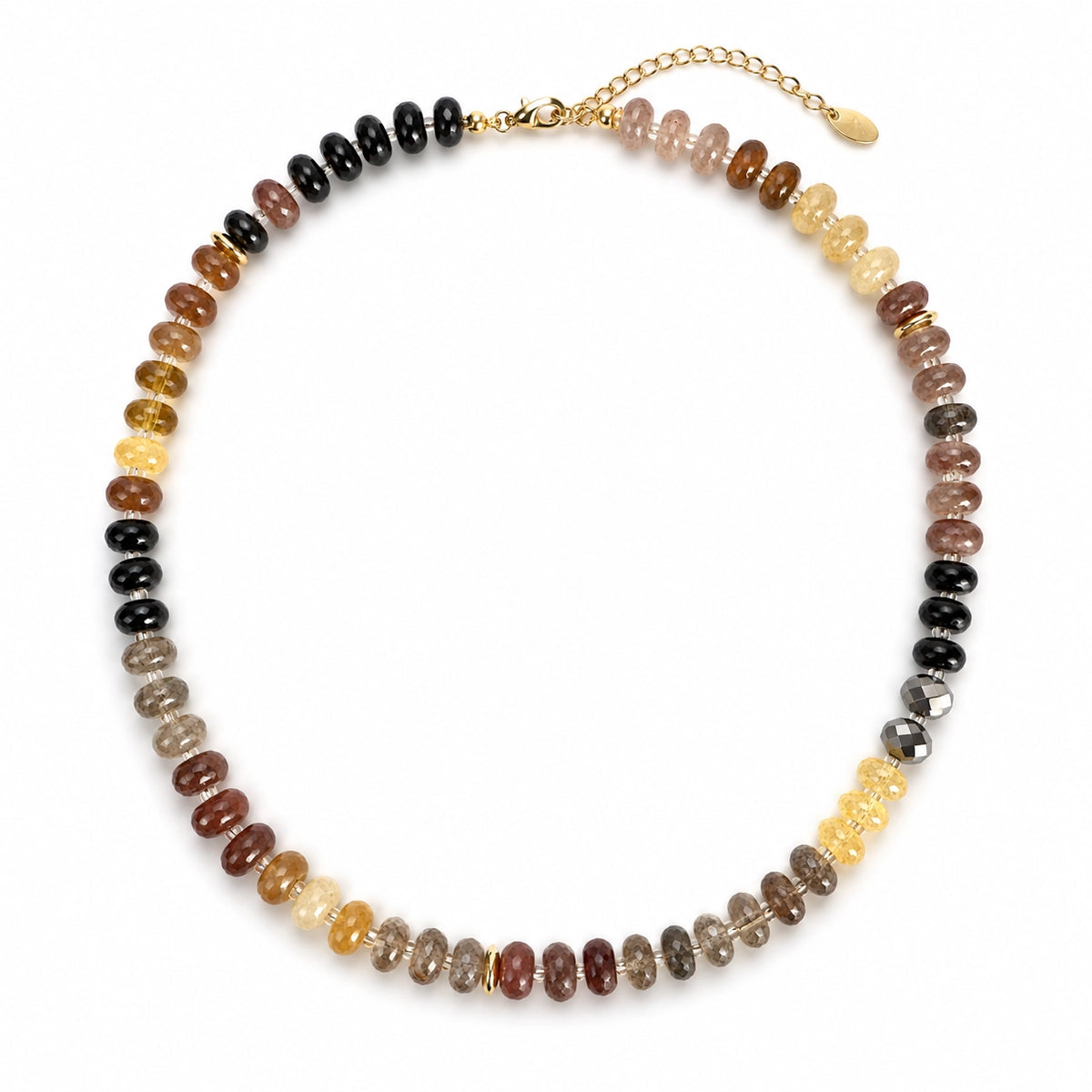 Beaded Necklace - Amber Garden