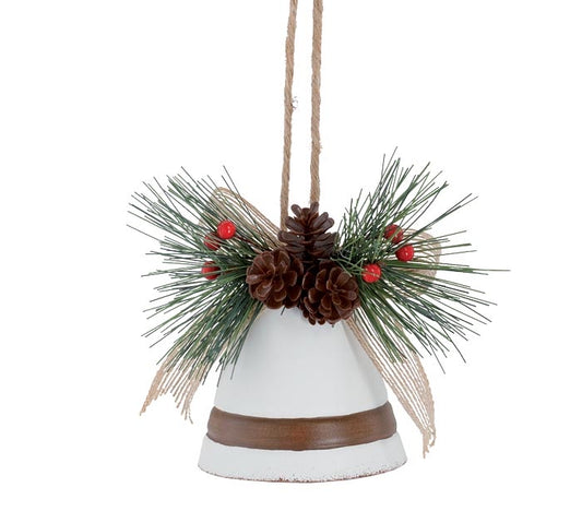 White Bell Ornament