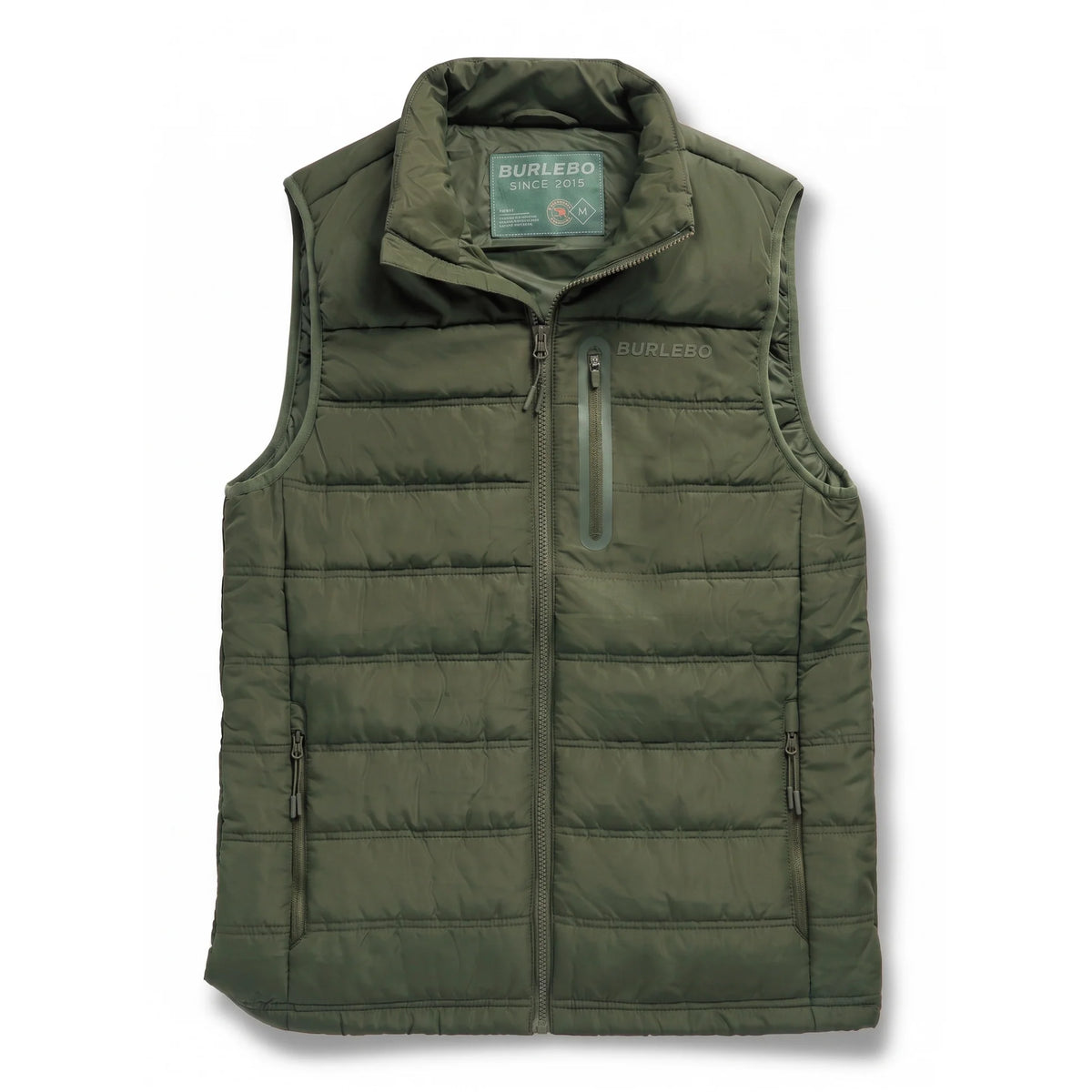 Burlebo Puffer Vest - Mallard Green