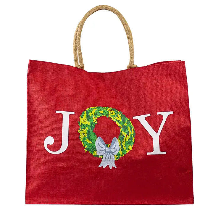 The Royal Standard Large Tote - Joy Wreath