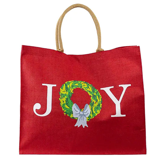 The Royal Standard Large Tote - Joy Wreath