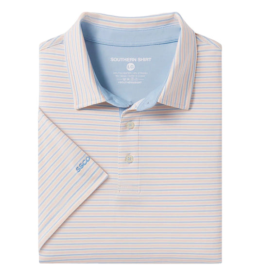 Scoreboard Stripe Polo - Cabana