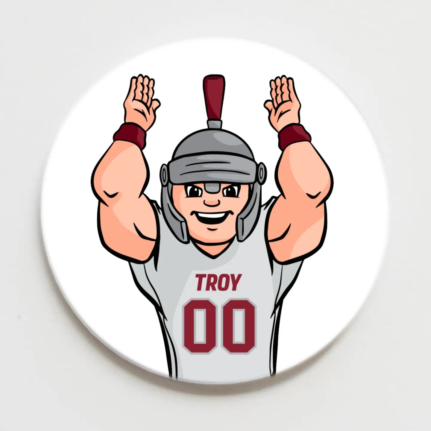 Troy Gameday Button - T-ROY Touchdown
