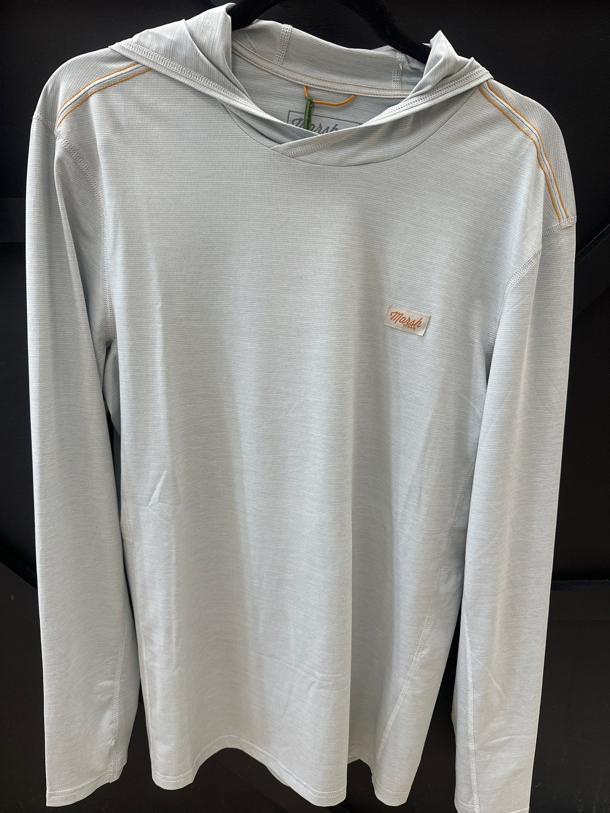 Marsh Wear High Noon Hoodie - Smoke Heather - Light Logo