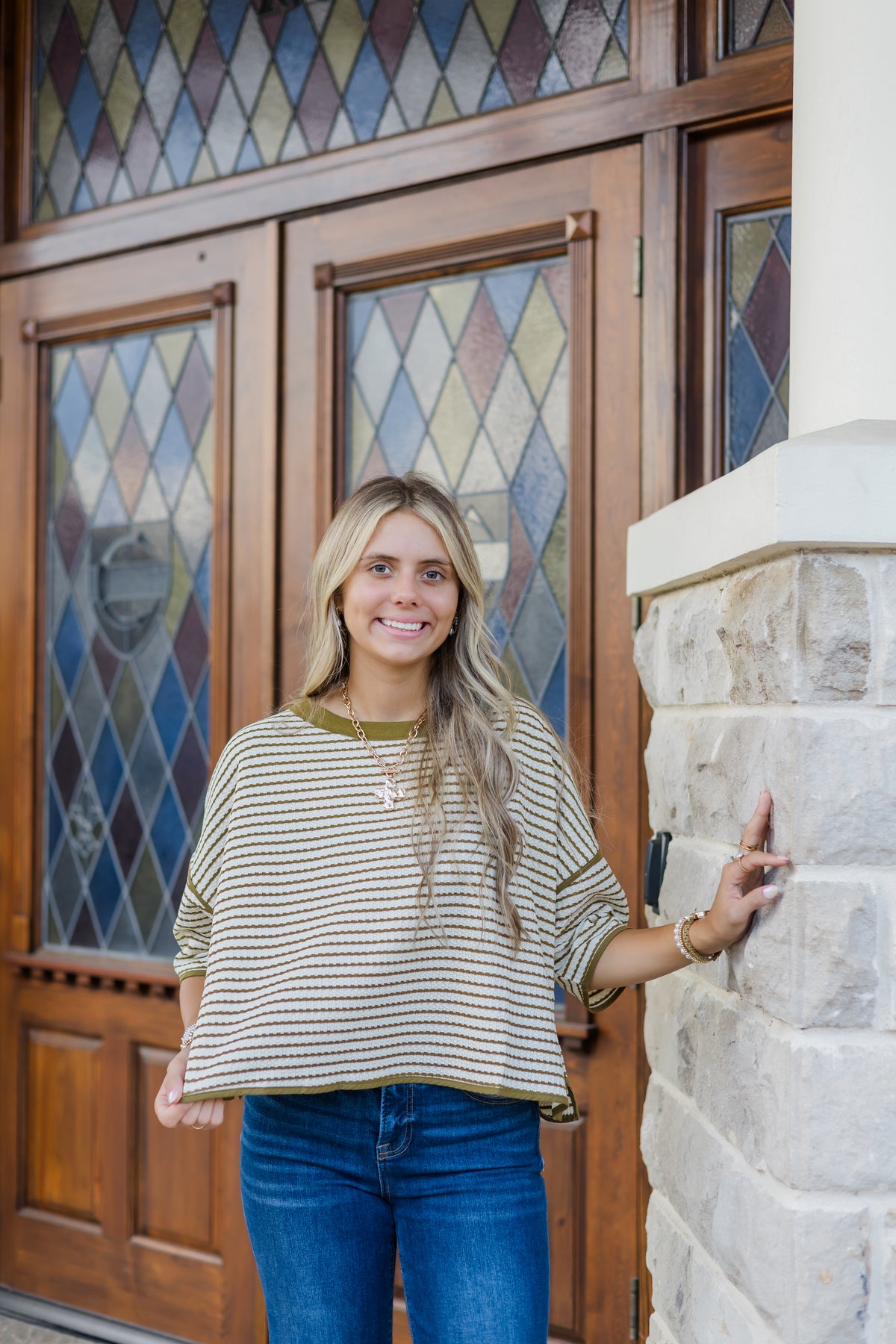 Joy Overflowing Top - Olive