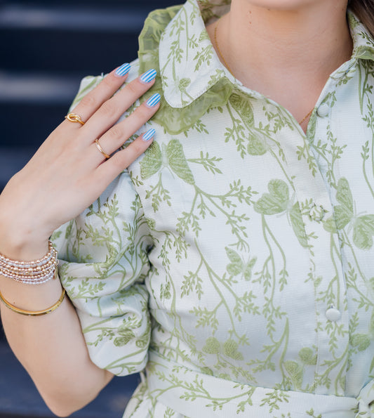 Sage Sensations Midi Dress